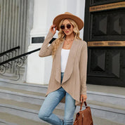 Gilet femme Aurora – Cardigan léger à coupe ouverte pour superpositions d’automne