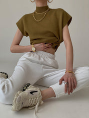 Top sans manches col montant – Base minimaliste tout saisons