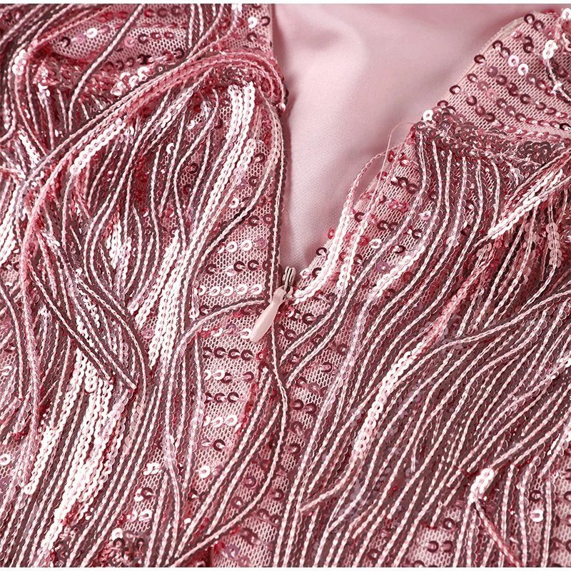 Sophie | Robe Cocktail Pailletée Femme – Glamour, Élégance & Style Festif