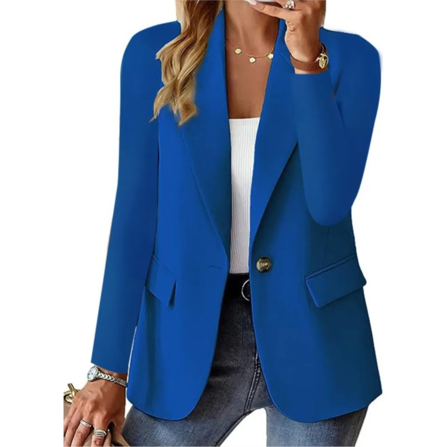 Trisha | Blazer Femme Élégant – Coupe Cintrée, Confort & Style Polyvalent