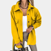 Veste longue femme Emilia ceinturée – Élégance slim pour automne-hiver