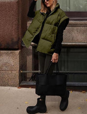 Camille | Doudoune Sans Manches Femme – Légère, Élégante & Style Tendance