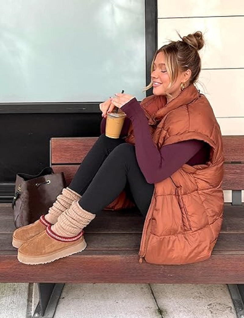 Camille | Doudoune Sans Manches Femme – Légère, Élégante & Style Tendance