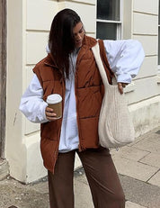 Camille | Doudoune Sans Manches Femme – Légère, Élégante & Style Tendance