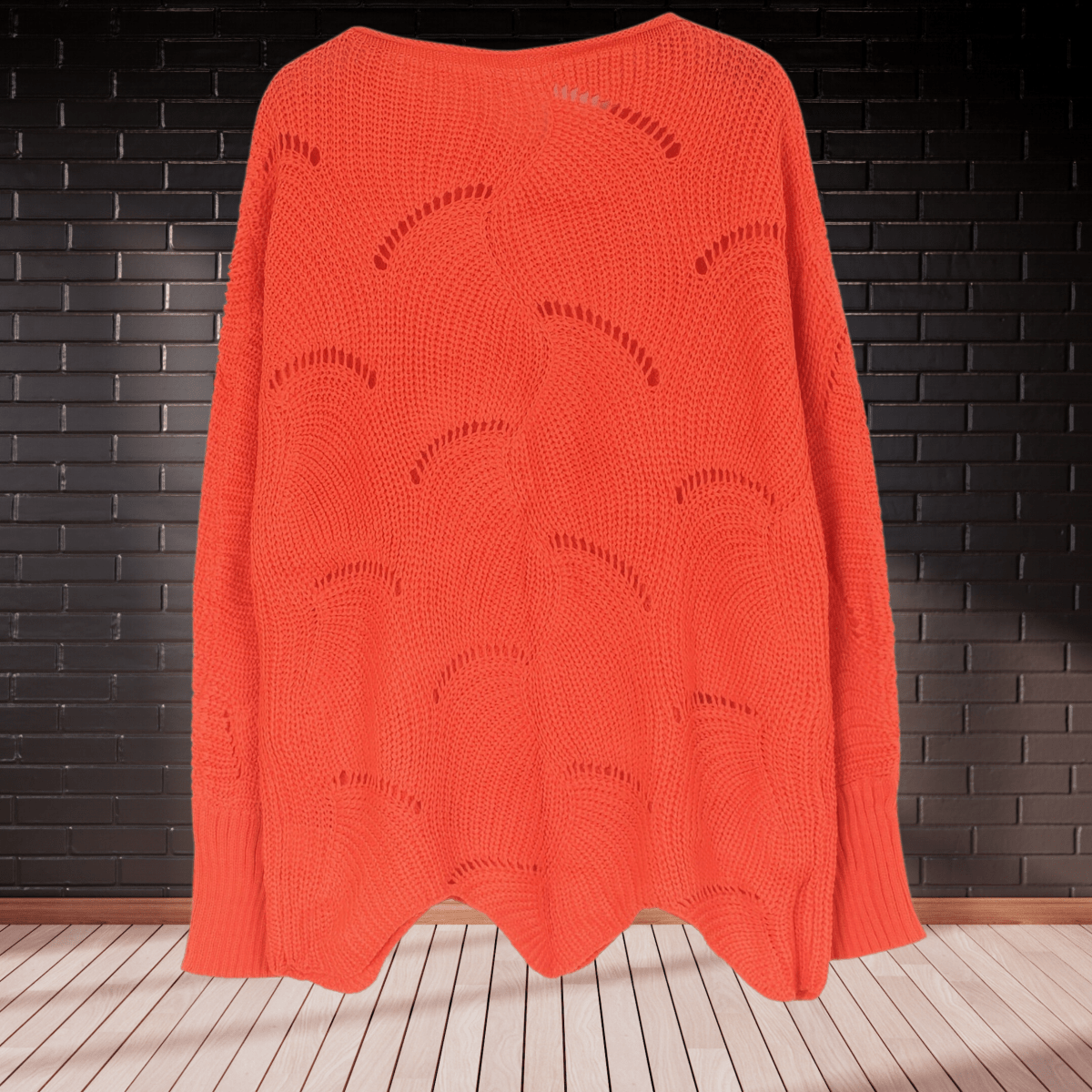 Pull asymétrique femme maille côtelée détails œillets – Style casual chic