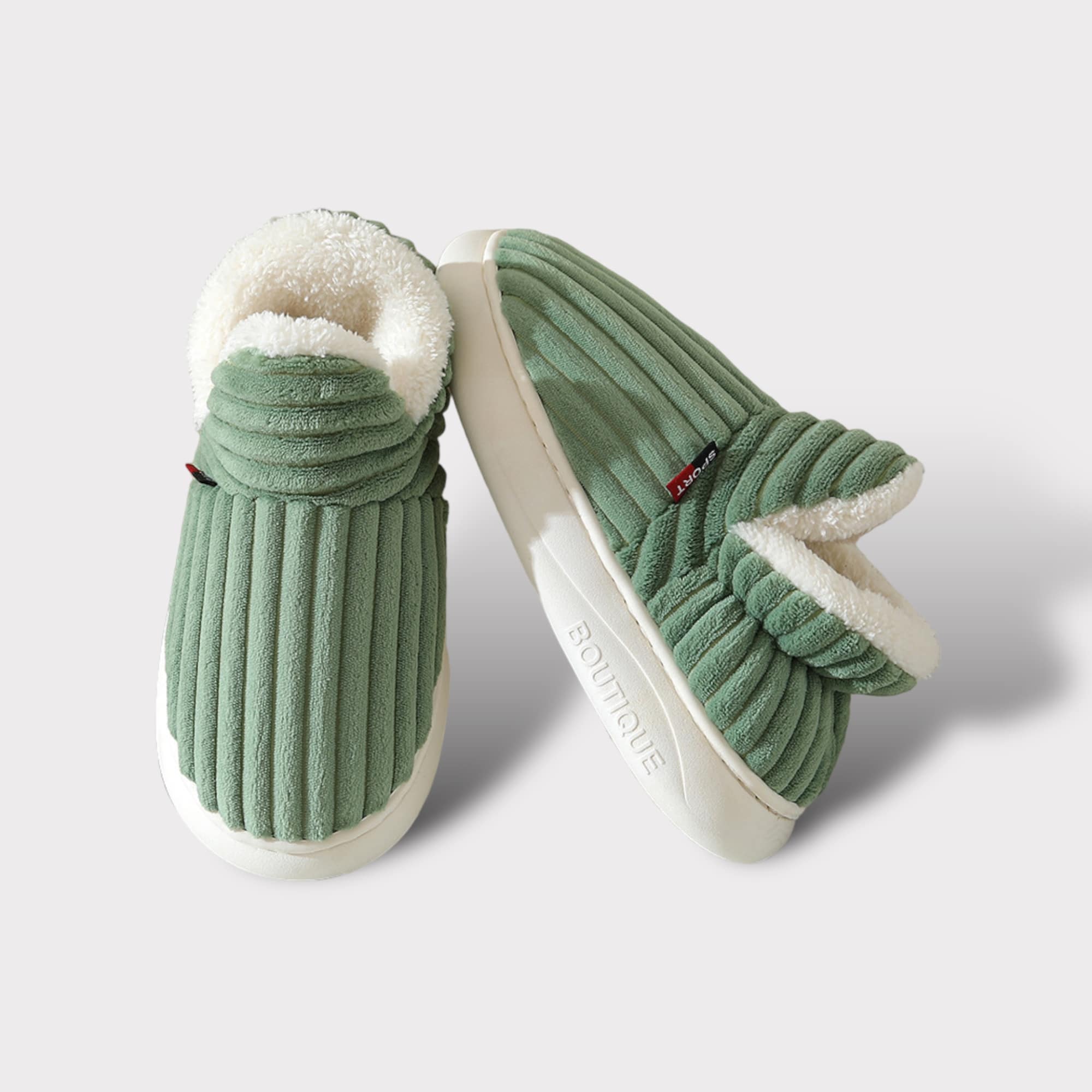 chaussons unisex Cosimo — pantoufles chaudes à semelle antidérapante