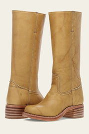 Bottes Hautes Femme à Talon Bloc – Élégantes Bottes Simili Cuir pour Toutes les Occasions