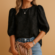 Elvira | Haut Fleuri Élégant pour Femme – Coupe Flatteuse & Intemporelle