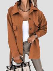 Veste Gleame femme — manteau de mi-saison chic à fermeture boutonnée