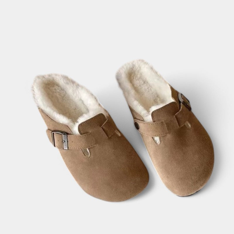 Clogs Gleame unisex — sandales en cuir premium à boucle mode