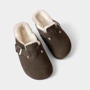 Clogs Gleame unisex — sandales en cuir premium à boucle mode