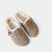 Clogs Gleame unisex — sandales en cuir premium à boucle mode