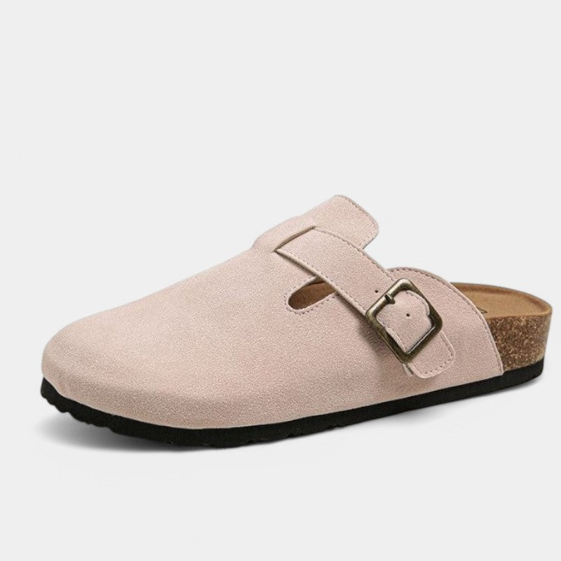 Clogs Gleame unisex — sandales en cuir premium à boucle mode
