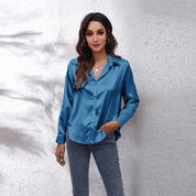 Blouse femme Shila en satin – Légère, élégante et chic d’été | Vardi Dante