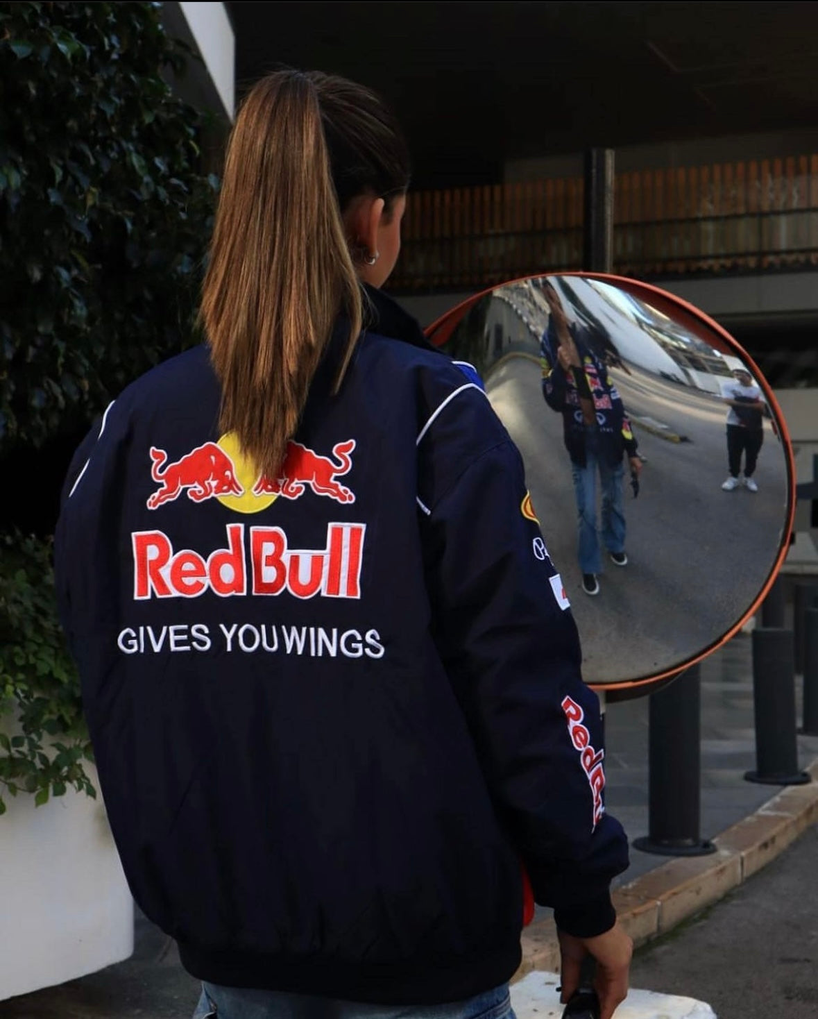 veste Red Bull Racing Lia — blouson oversize unisexe streetwear inspiré F1