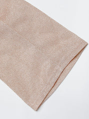 Robe de soirée satinée femme – Longue robe de gala élégante & scintillante