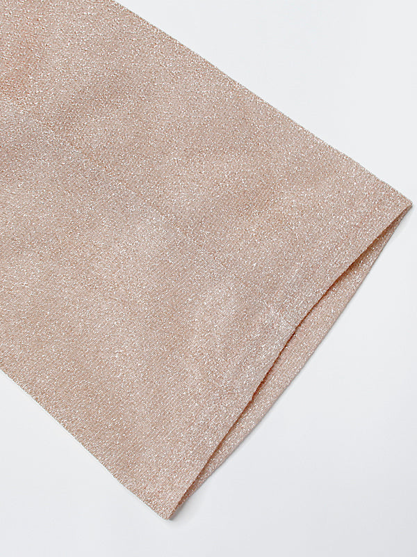 Robe de soirée satinée femme – Longue robe de gala élégante & scintillante