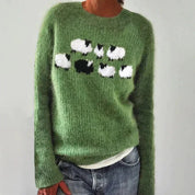 Pull femme rétro Silvia – Chaleur et charme vintage pour l’automne