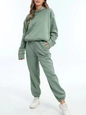 Ensemble loungewear femme – Hoodie doux & pantalon jogging confortable