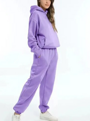 Ensemble loungewear femme – Hoodie doux & pantalon jogging confortable