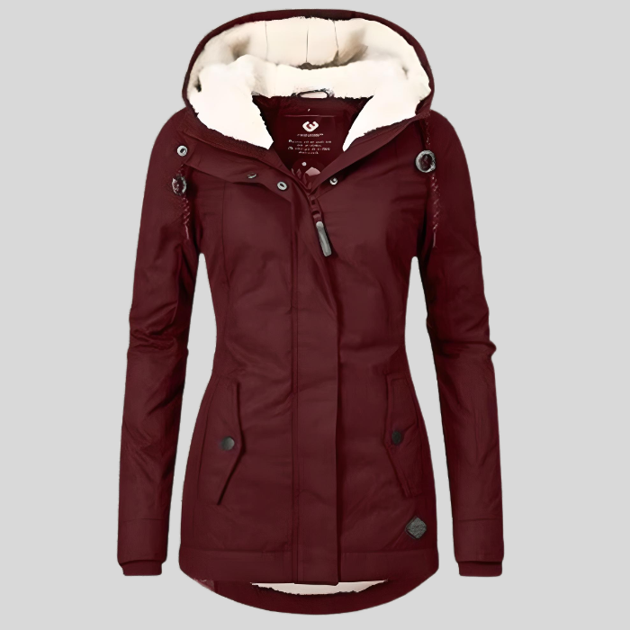 Manteau long Teresa femme – imperméable, capuche & coupe protectrice