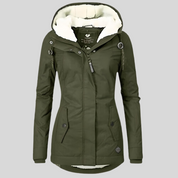 Manteau d’hiver femme Maggie long imperméable avec capuche