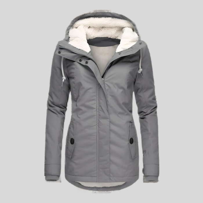 Manteau long Teresa femme – imperméable, capuche & coupe protectrice