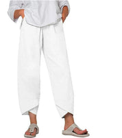 Pantalon femme cropped été — modèle léger & respirant à coupe décontractée