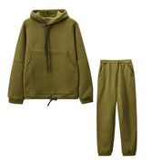 Ensemble loungewear femme oversize hoodie & jogger – Confort & style casual