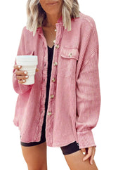 Veste femme Heidi – manteau oversize à texture gaufrée & doublure chaude pour l’hiver