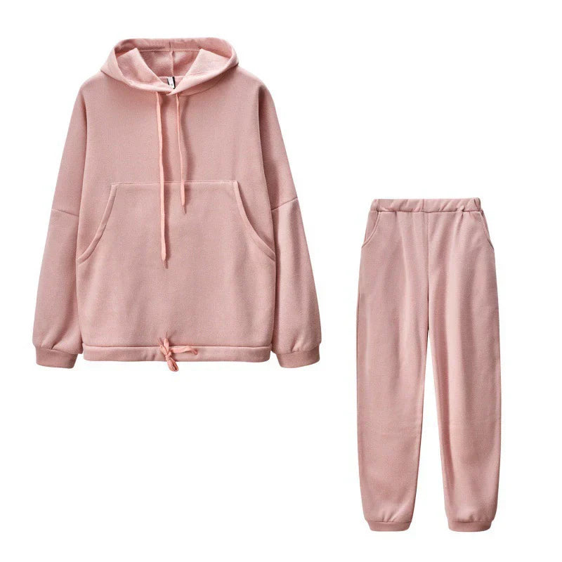 Ensemble loungewear femme oversize hoodie & jogger – Confort & style casual