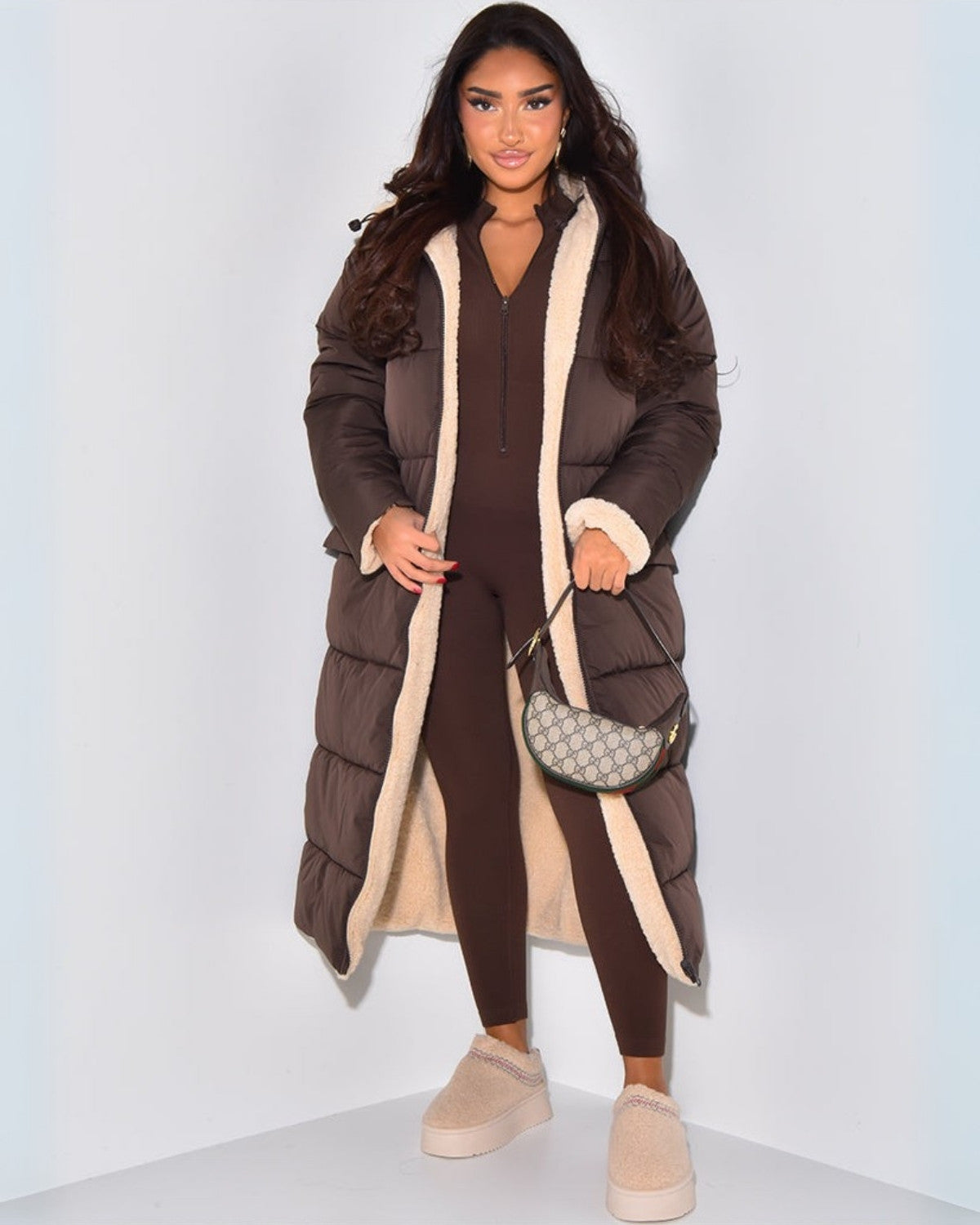 Manteau d’hiver réversible femme – Chaud, élégant & coupe flatteuse