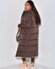 Manteau d’hiver réversible femme – Chaud, élégant & coupe flatteuse