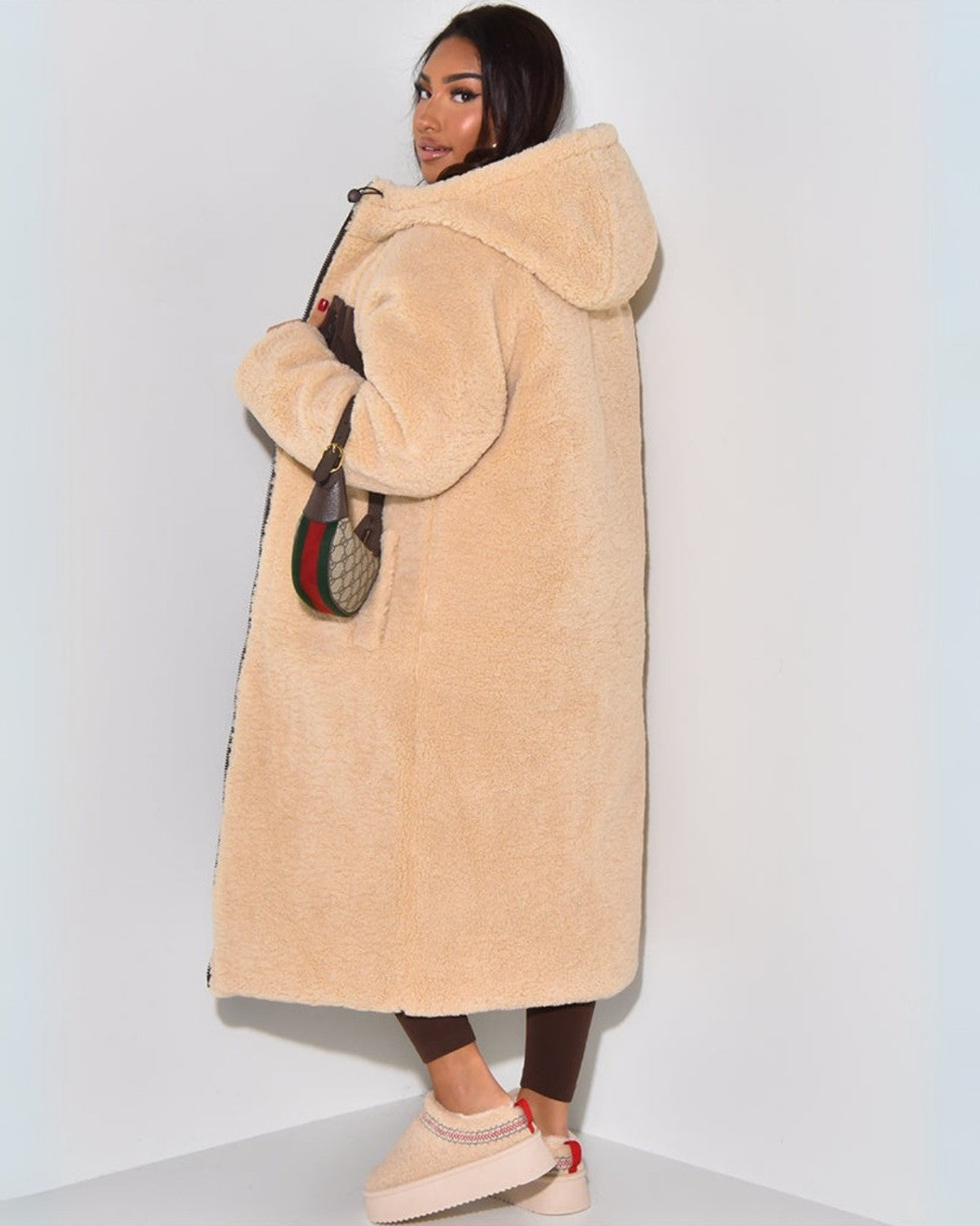 Manteau d’hiver réversible femme – Chaud, élégant & coupe flatteuse