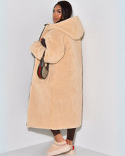 Manteau d’hiver réversible femme – Chaud, élégant & coupe flatteuse