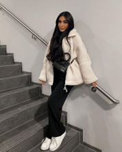 manteau femme Evi – veste élégante en coton mix chaud & confortable