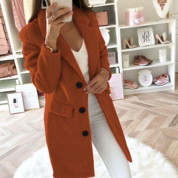 Manteau femme Sofia — coupe cintrée & doublure élégante