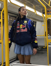 veste Red Bull Racing Lia — blouson oversize unisexe streetwear inspiré F1