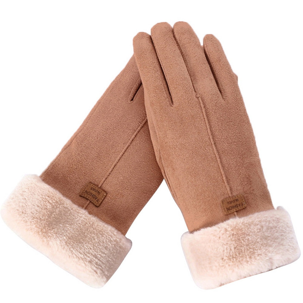 Gants femme Vardi Dante Furry – Chauds, imperméables et compatibles écran tactile