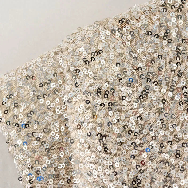Robe mini à paillettes femme – Épaules structurées & éclat glamour | Jules Jij
