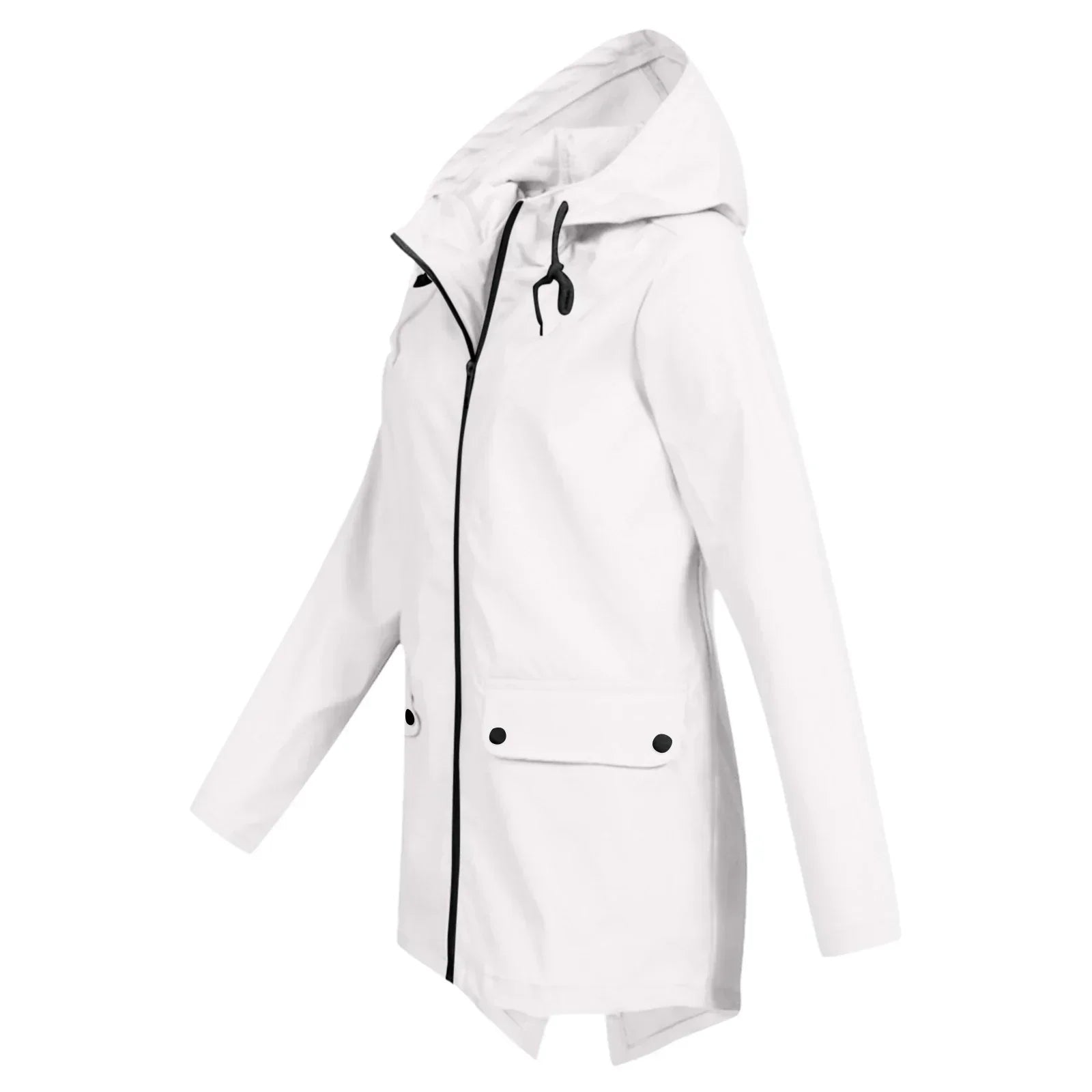 Jolie | Manteau de Pluie Élégant pour Femme – Imperméable avec Capuche Réglable