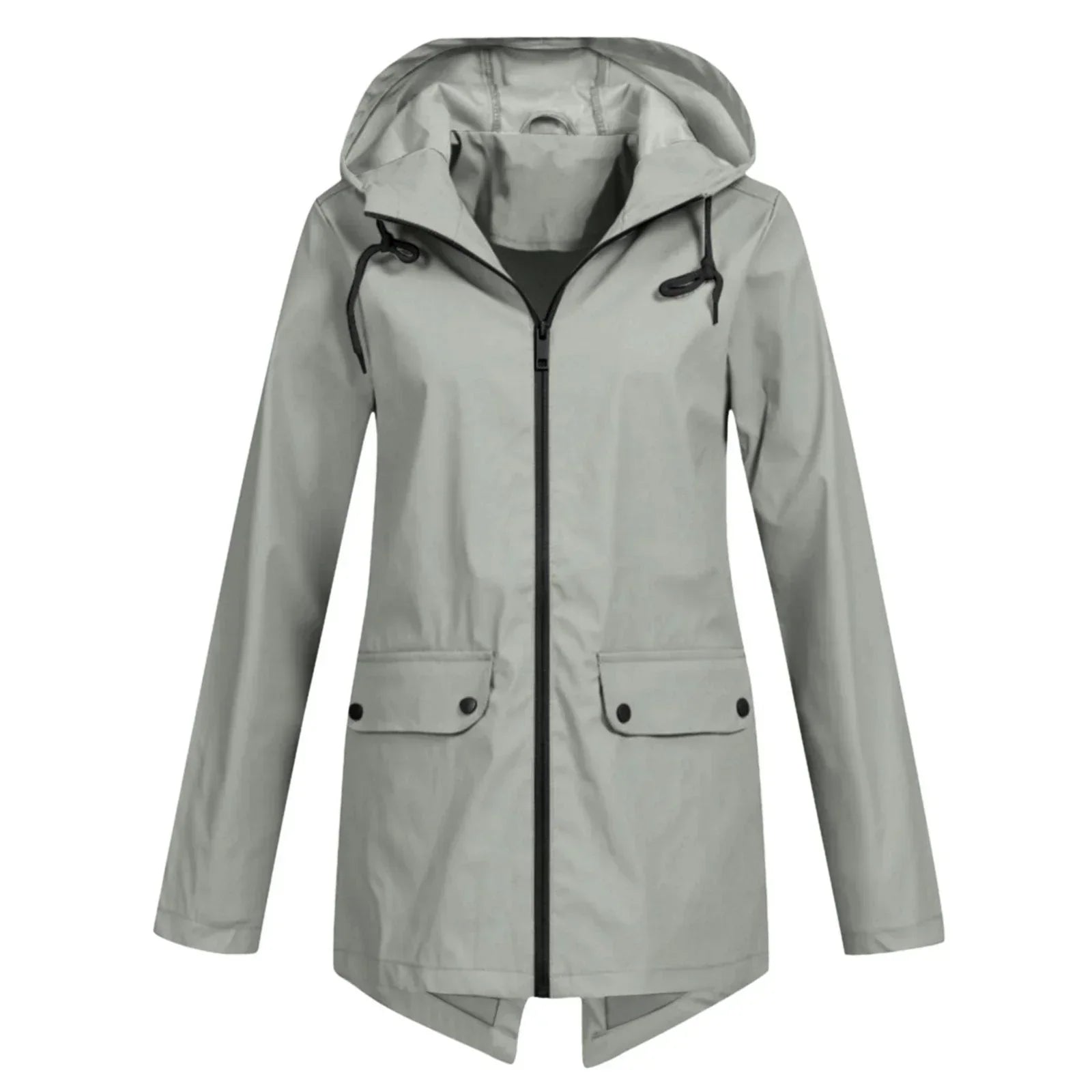 Jolie | Manteau de Pluie Élégant pour Femme – Imperméable avec Capuche Réglable