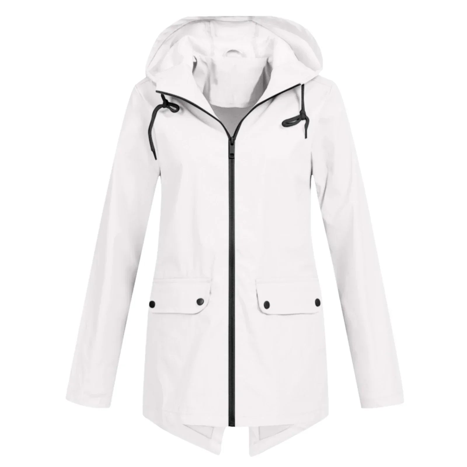 Jolie | Manteau de Pluie Élégant pour Femme – Imperméable avec Capuche Réglable