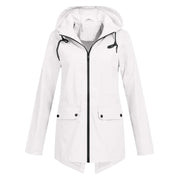 Jolie | Manteau de Pluie Élégant pour Femme – Imperméable avec Capuche Réglable