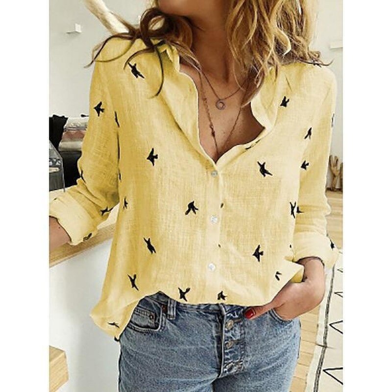 Blouse femme Chloë Vardi Dante – Légère avec boutons et manches mi-longues