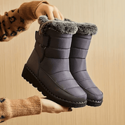 Bottes d’hiver femme imperméables — bottes neige chaudes avec semelle antidérapante