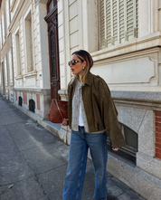 veste femme suède oversize – manteau city chic à doublure douce