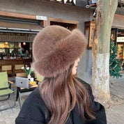 Bonnet femme en fausse fourrure – Accessoire hiver chaud & élégant