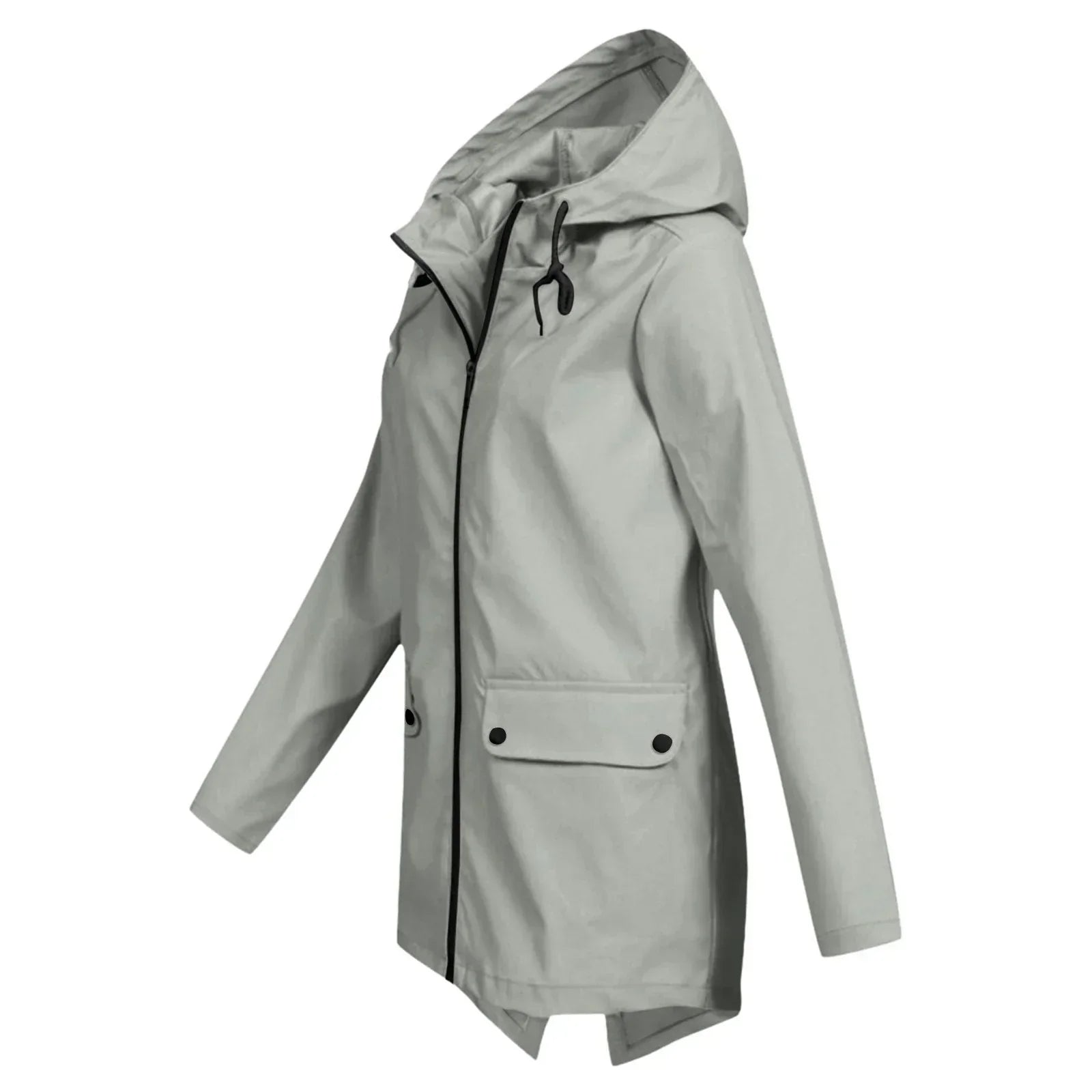 Jolie | Manteau de Pluie Élégant pour Femme – Imperméable avec Capuche Réglable