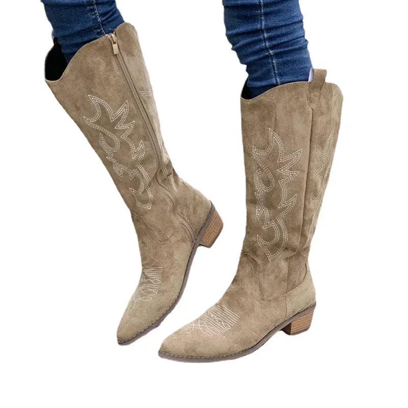 WildWest Chic | Bottes Cowboy Femme – Style Western Chic, Confort & Polyvalence